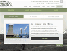 Tablet Screenshot of federatedenvironmental.com
